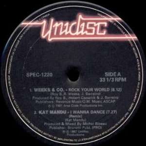   World / I Wanna Dance / Feel Good Party [12, CA, Unidisc SPEC 1220