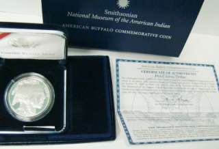 2001 PROOF US MINT AMERICAN BUFFALO COMMEMORATIVE COIN 1oz SILVER 