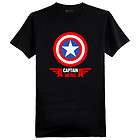 The Avengers Captain American Moive Core Cosplay Logo Funny T shirt 