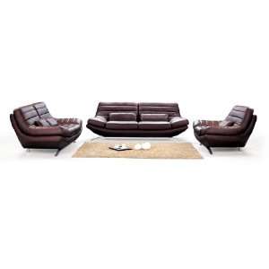  Armen Living Riviera Sofa in Whiskey Leathermatch: Home 