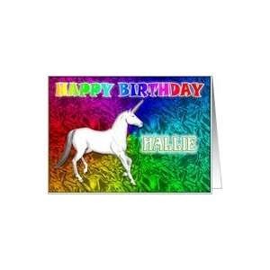  Hallie Unicorn Dreams Birthday Card Health & Personal 