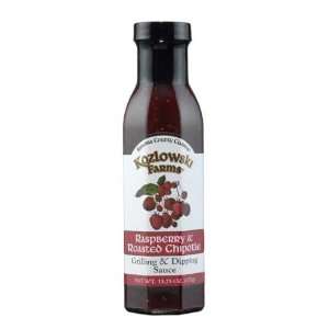 Kozlowski Farms Roasted Cipotle Sauce, Raspberry, 13.25 Ounce
