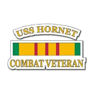 USS Hornet Vietnam Combat Veteran Decal Sticker 5.5
