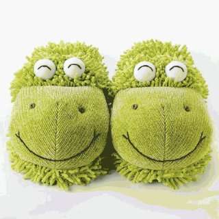    Sensory Tactile Fuzzy Friends Slippers   Frog: Sports & Outdoors