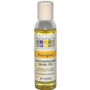  Aura Cacia Energize, Aromatherapy Body Oil, 4 oz. bottle Beauty