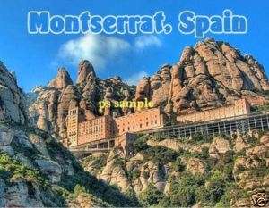 Spain   MONTSERRAT   Travel Souvenir Magnet  