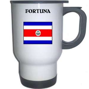  Costa Rica   FORTUNA White Stainless Steel Mug 