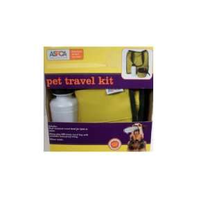  ASPCA COLLECTION PET TRAVEL KIT WITH TRAVEL BAG, BOWL, AND 