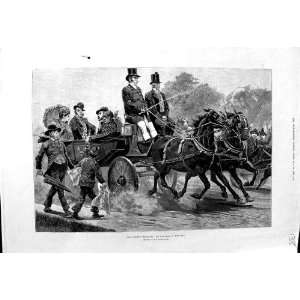  1886 GENERAL ELECTION HORSES CARRIAGE TRAVELLING POLL 