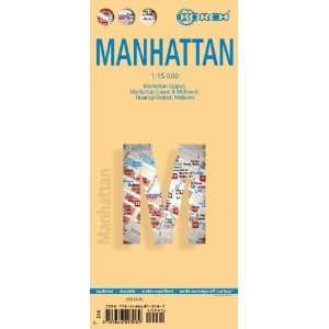 Laminated Manhattan Map Borch (English Edition)