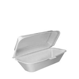 Dart Foam Hoagie Container with Removable Lid, 9 4/5 inches x 5 3/10 
