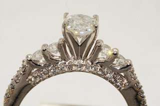 10000 1.08CT OVAL CUT DIAMOND ENGAGEMENT RING VS SIZE 7  
