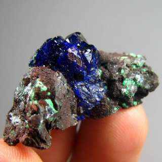   azurite in deep blue color vitreous luster location anhui china weight