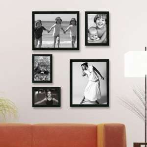   Frames Studio Black Wood Wall Grouping   5 Pieces   Picture Frames