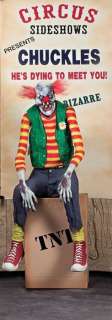 Lifesize Chuckles Clown Animated Halloween Prop  