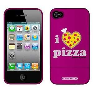  I Heart Pizza by TH Goldman on Verizon iPhone 4 Case by 
