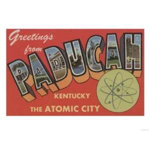  Paducah, Kentucky   The Atomic City Giclee Poster Print 