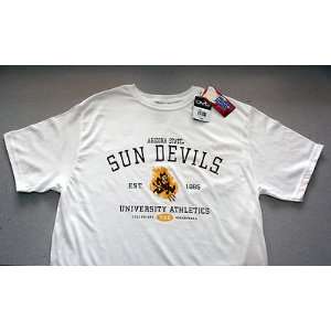   State Sun Devils Universuty Athletics White T shirt Size M Medium