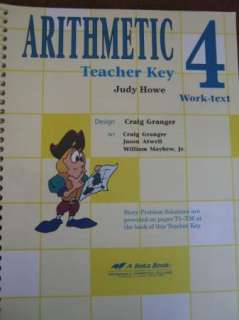 Beka Book Arithmetic 5 Work Text Teacher Key Edition  