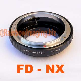 Canon FD lens Samsung NX Mount NX100 NX10 NX5 adapter  