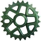 bmx chainring 25 tooth anodised alloy new haro gt green