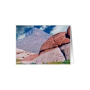  Red Rock Canyon State Park, Nevada, Blank Paper Note Card 