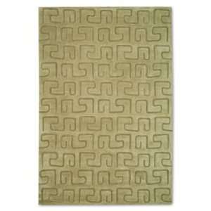  Soho Maze Wool Area Rug   Green/Green, 2 x 3   Grandin 