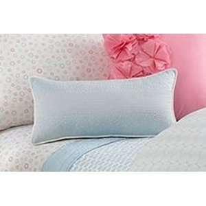   co Plumeria 9x13 Decorative Pillow Sky Blue Embroidered Dot Home