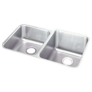   Gourmet Lustertone Stainless Steel 31 1/4 x 20 1/2 Double Basin Unde