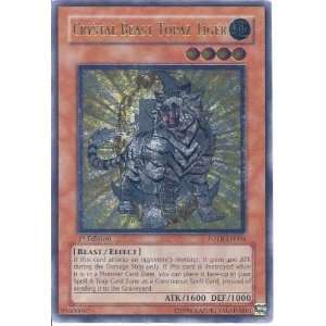  Crystal Beast Topaz Tiger Yugioh Ultimate Holo Rare FOTB 