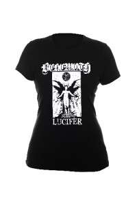 Behemoth Lucifer Girls T Shirt JR Black Metal Tee Sz M  