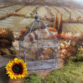 Shabby Cottage Vintage Style Bird Cage  