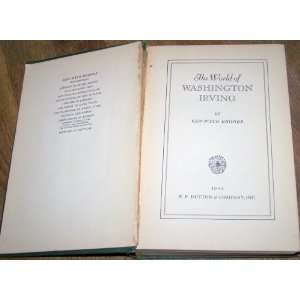   World of Washington Irving Washington Irving, Van Wyck Brooks Books