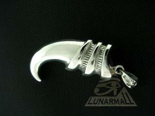 Egyptian Silver Anubis Tooth charm, L size  