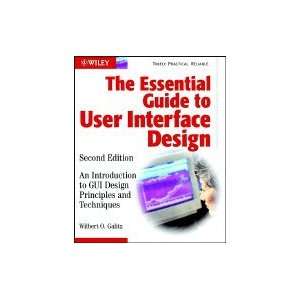 Essential Guide to User Interface Design An Introduction to GUI Design 