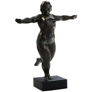  Bronze Finish Dancing Lady Sculpture