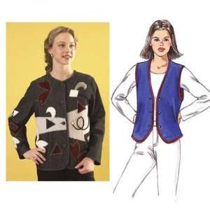 Kwik Sew Misses Jacket & Vest Pattern By The Each Arts 