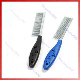 Pet Grooming Shedding Hair Brushes Dog Steel Comb Cute  