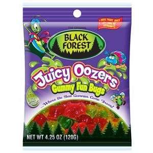  Black Forest Juicy Oozers Gummy Fun Bugs, 4.25oz Bag 