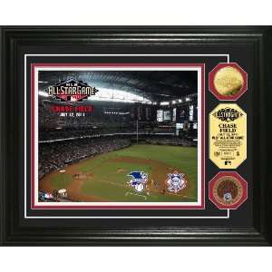  MLB Chase Field 2011 All Star Game 24KT Gold & Dirt Coin 