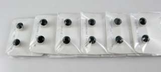 12 Pairs white Rhinestone MAGNETIC Studs Earrings 6mm  
