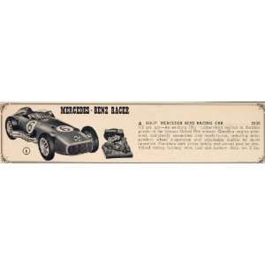   Mercedes Benz Model Racer Race Car   Original Print Ad: Home & Kitchen
