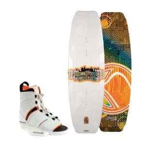  Liquid Force Jett Wakeboard with Wong Boot Sports 