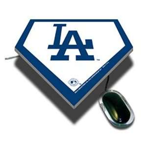  Los Angeles Dodgers Home Plate Mouse Pad: Sports 