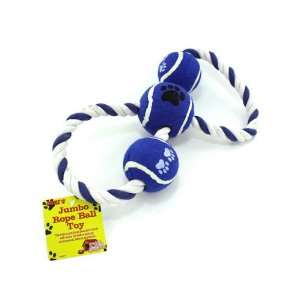  Jumbo Rope Ball Toy: Pet Supplies