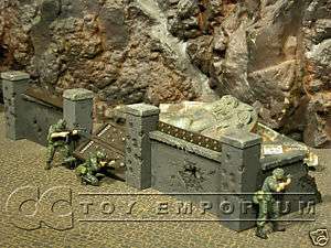 Custom Built 1:35 WWII or Iraq Stone Wall Diorama Set  