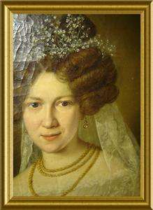 ANTIQUE ENGLISH ARISTOCRAT LADY PORTRAIT Oil Painting **PROBABLY A 