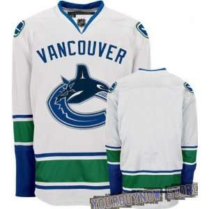  NHL Gear   Vancouver Canucks Blank White Jersey Hockey 