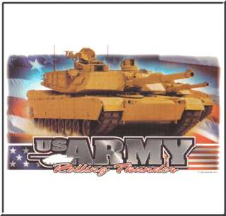 Army Tank Rolling Thunder US Shirts S 2X,3X,4X,5X  