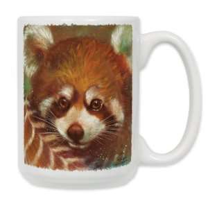  Red Panda 15 Oz. Ceramic Coffee Mug